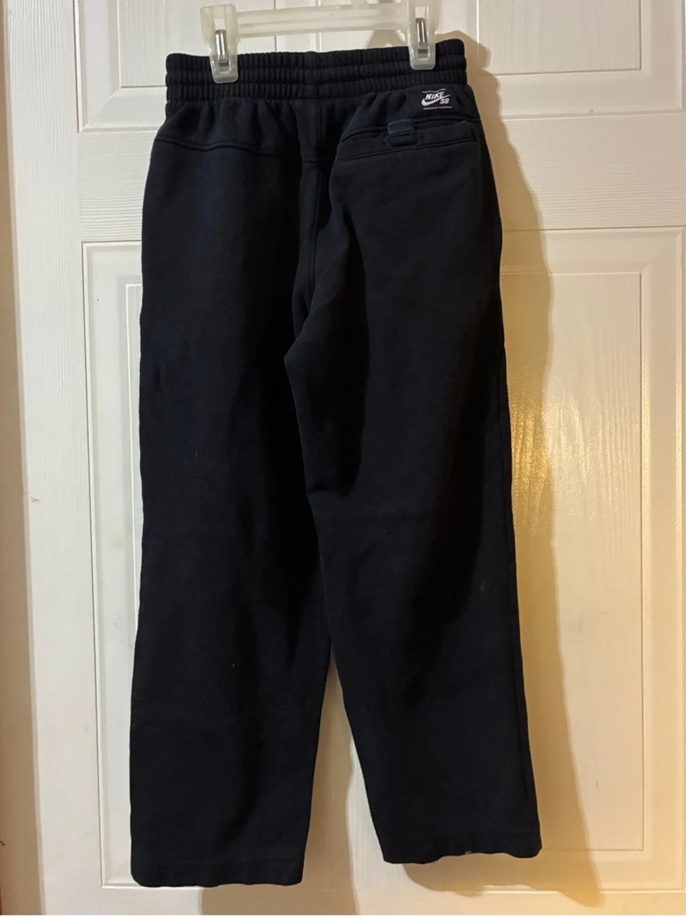 Nike Kids Navy Blue Sweatpants with White SB Logo